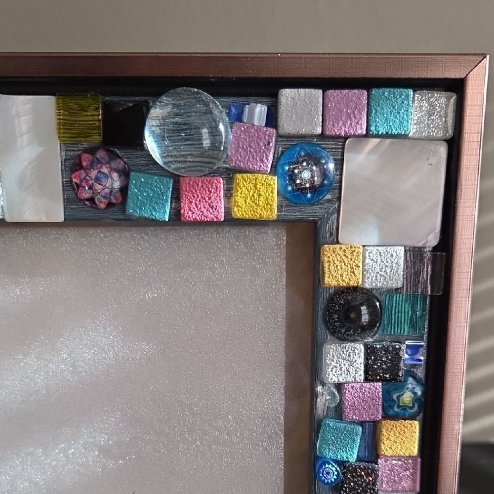 Colorful Mosaic Photo Frame - Picture 4 of 8